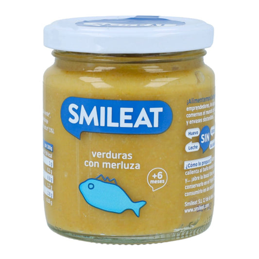 BIO-burk med grönsaker och hälleflundra +6 månader Smileat 230 g