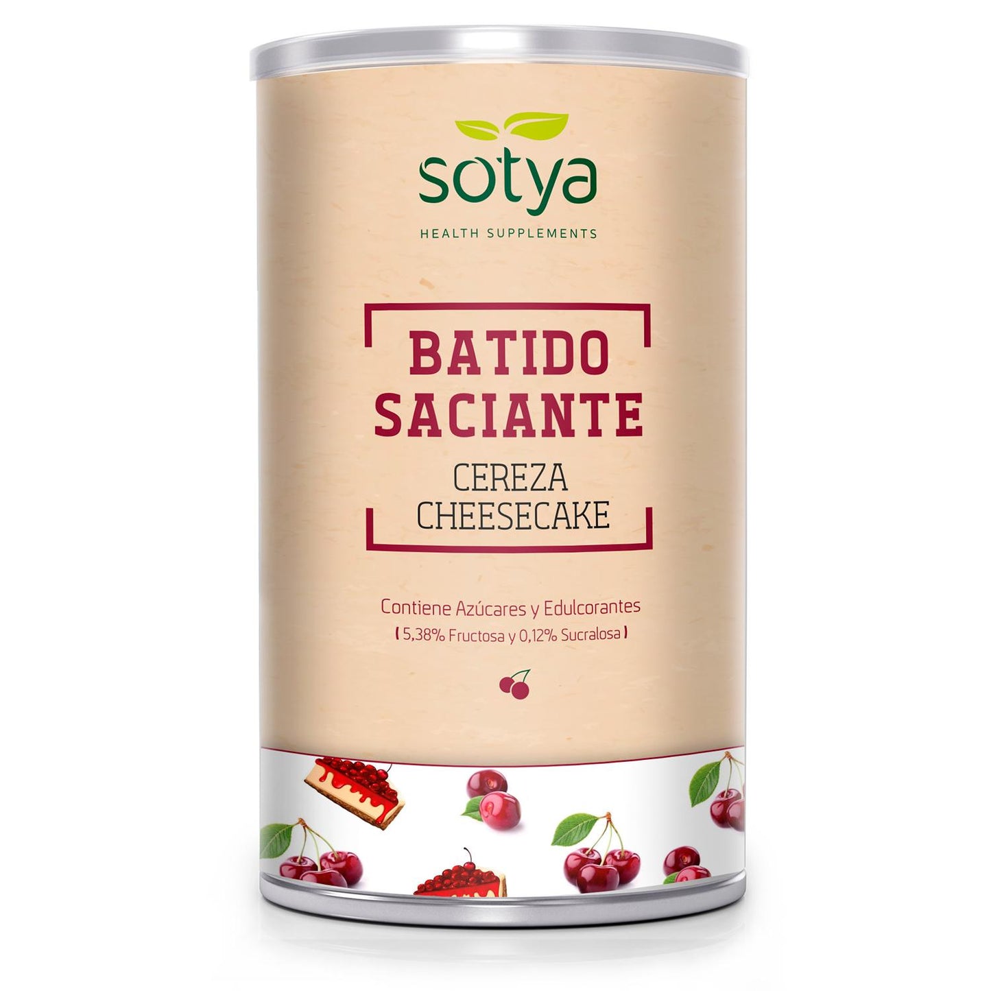 SOTYA Verzadigende shake met kersen-cheesecake smaak 550 g