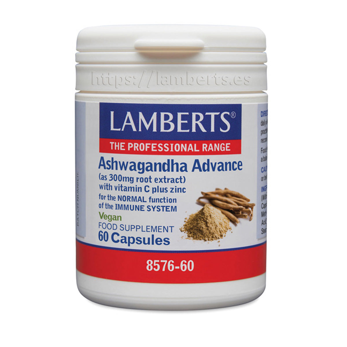 Ashwagandha Advance, Lamberts, 60 capsules
