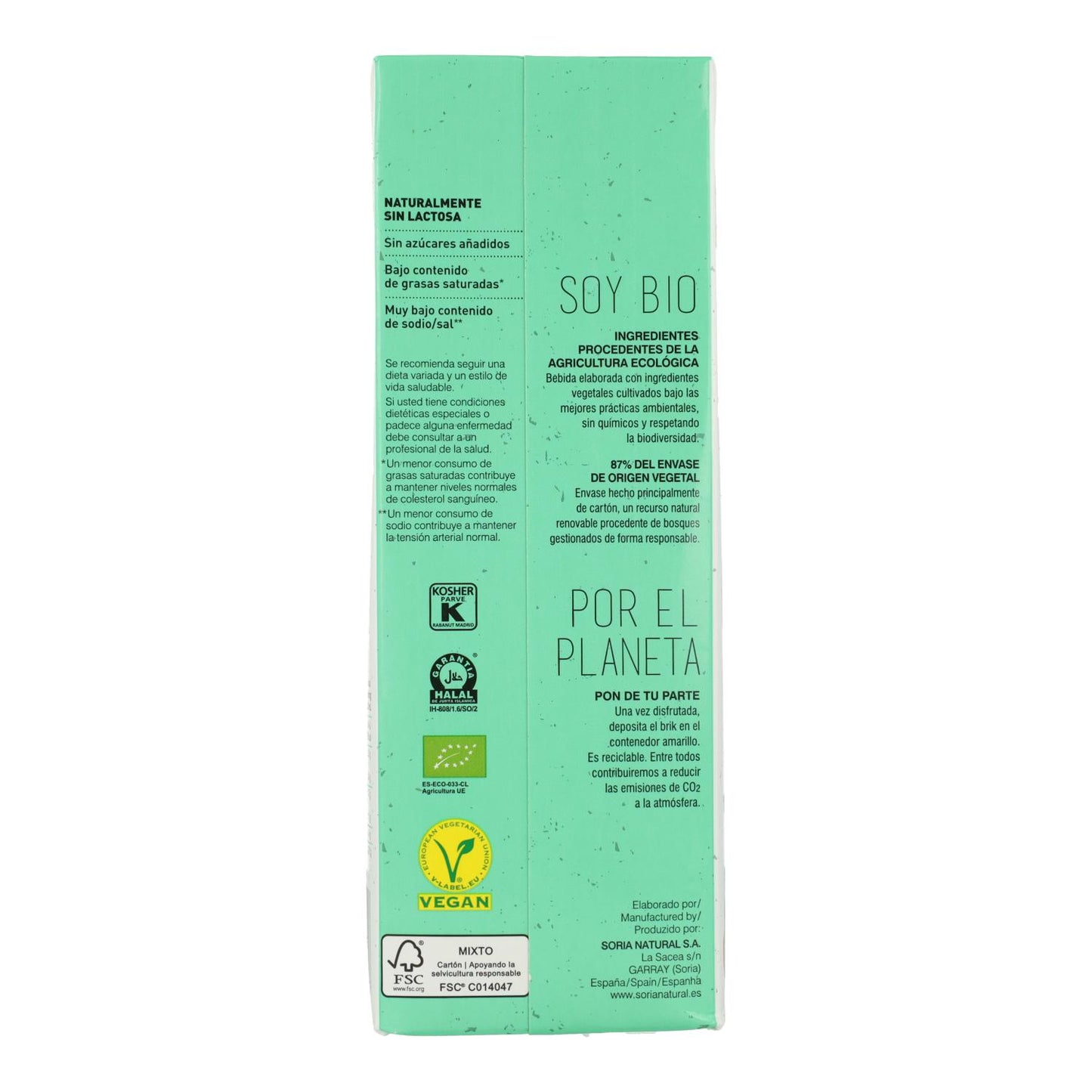 Bevanda all'avena Soria Natural 1 L