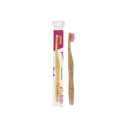 Bamboo Toothbrush - Pink, The Humble
