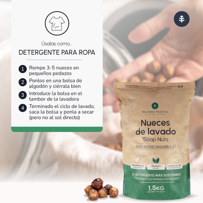 Nueces de Lavado Planeta Huerto 1,5 kg