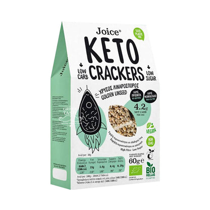 Crackers keto au lin doré Joice Foods 60 g