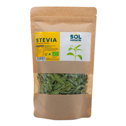 Biologische stevia in blaadjes Sol Natural 40 g