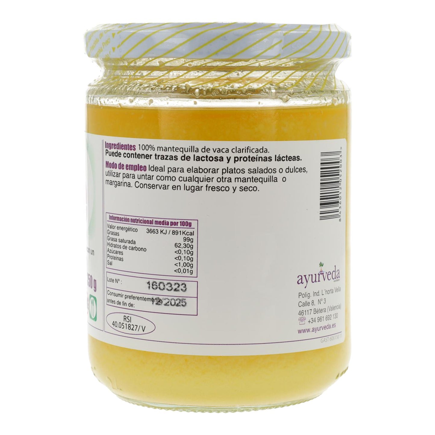 Ghee geklärte Butter Dabur Ayurveda 350 g