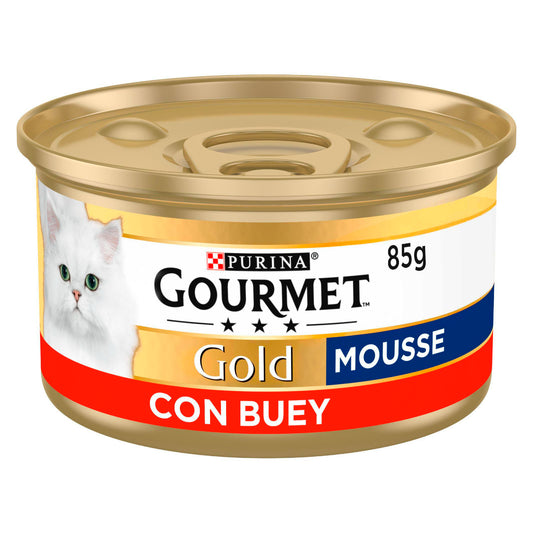 GOURMET GOLD Mousse våtfoder Oxkött 85 g