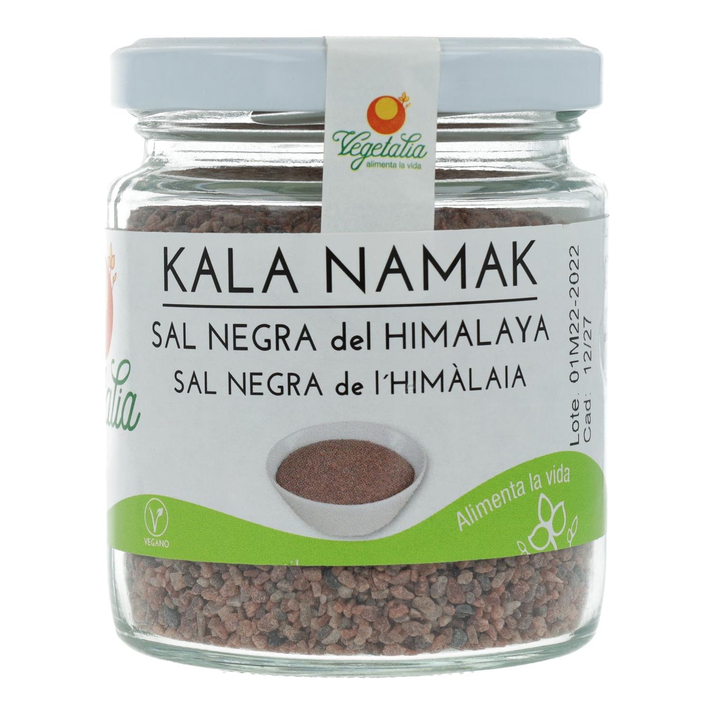 Sel noir de l'Himalaya (Kala Nmak) Vegetalia 220 g