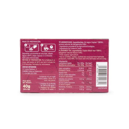 Earl Grey Fair Trade Bio-Schwarztee Tierra Madre Oxfam Intermón 40g