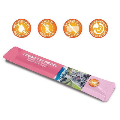 Creamy Cat Treats Kremowa przekąska z łososiem Arquivet 5x14 g