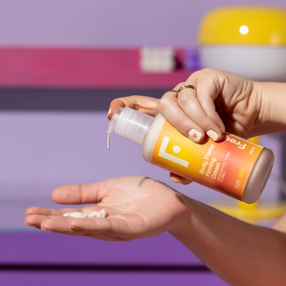 Confezione da 2 creme rassodanti Body Flame Freshly 200 ml