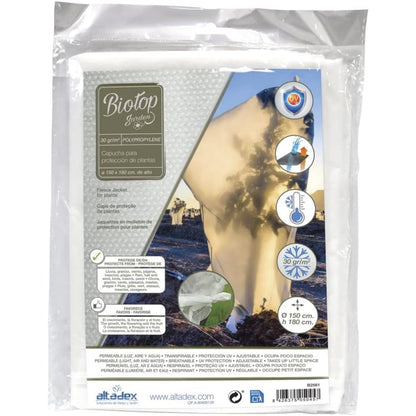 Frost protection hood with drawstring 30 g/m2 Biotop