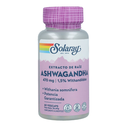 Ashwagandha Solaray 60 kapsułek