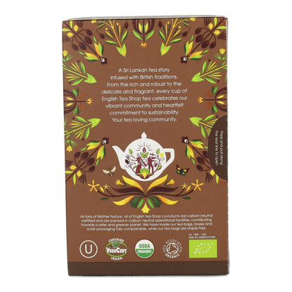 Thé Rooibos chocolat et vanille Bio English Tea Shop 40 g