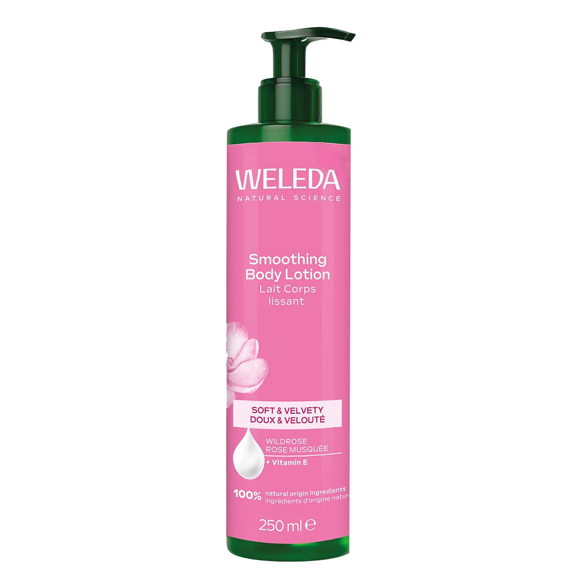 Lait corporel à la rose musquée Weleda 250 ml