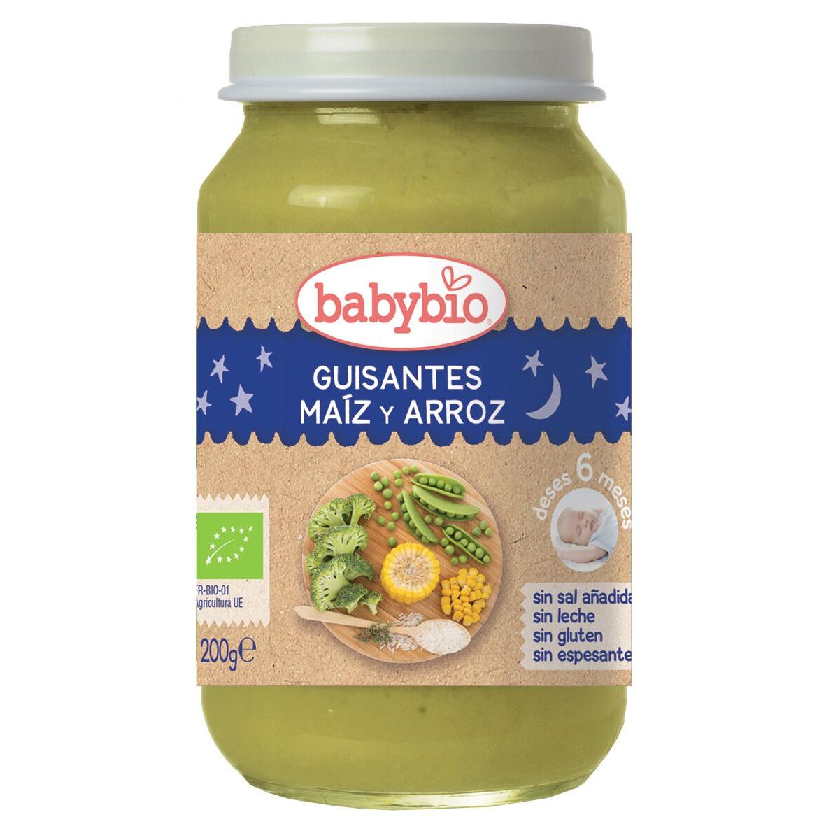 Pack petits pots Bio Bonsoir Légumes et Céréales Babybio 2 unités de 200 g