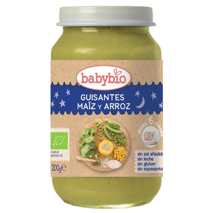 Pack petits pots Bio Bonsoir Légumes et Céréales Babybio 2 unités de 200 g